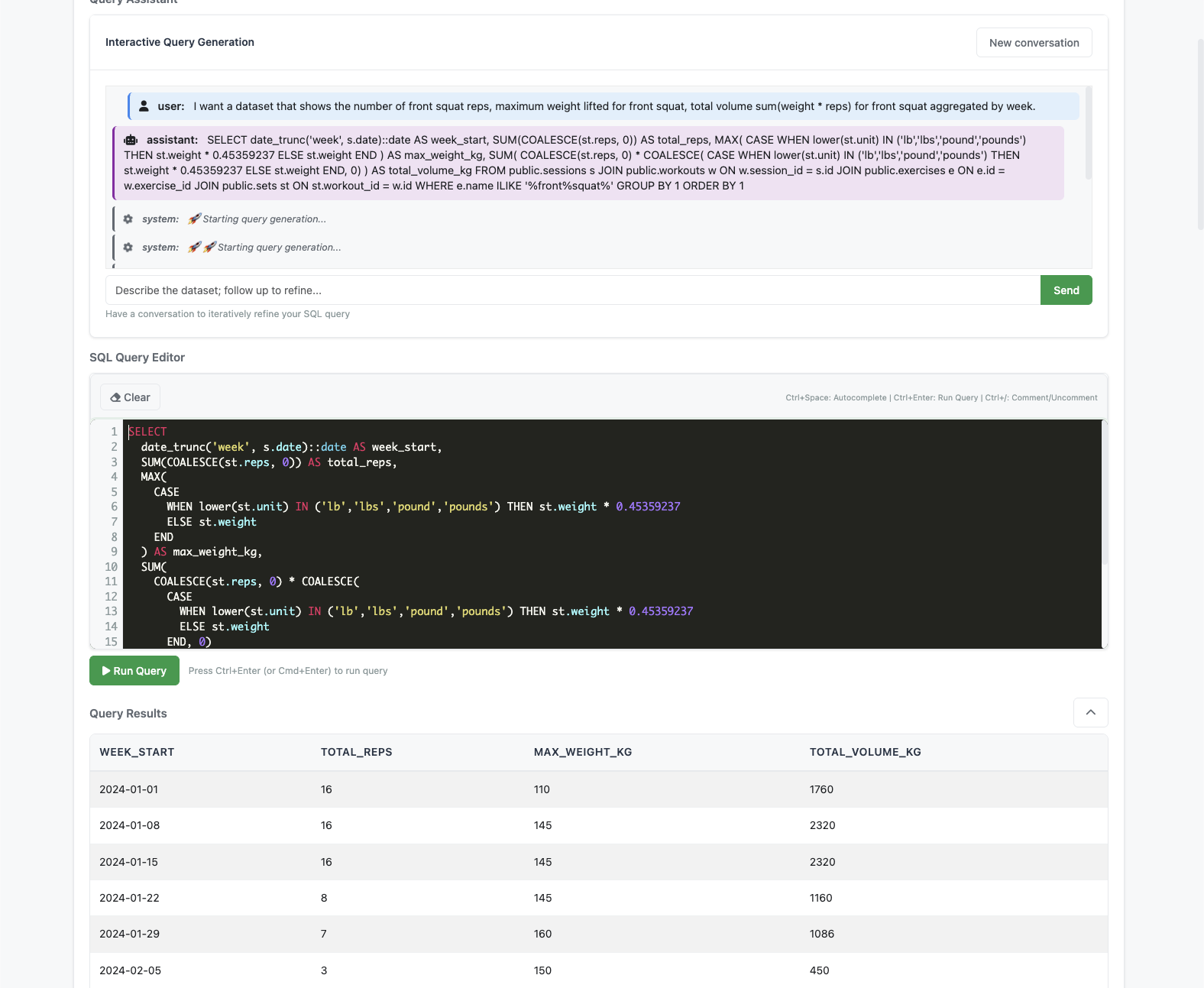 Agentic Insights query